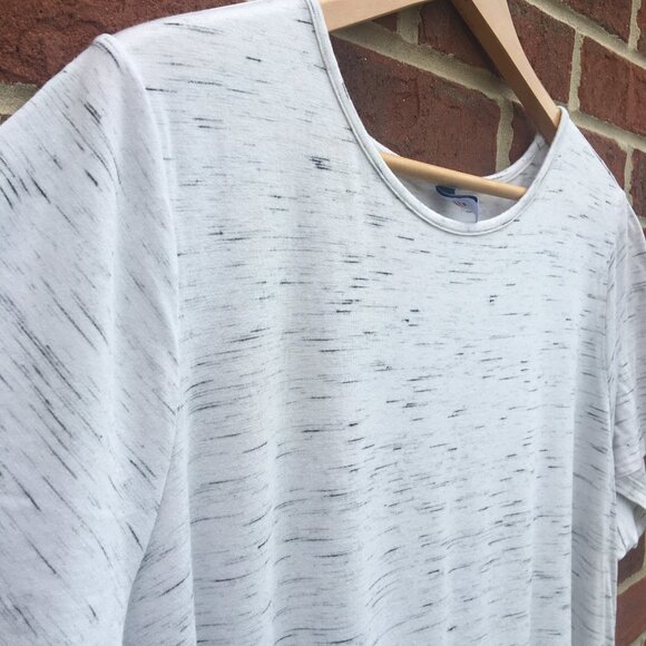 Old Navy Luxe Tee Womens 2X Light Heather Gray Short Sleeve Super Soft - Picture 2 of 8